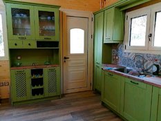 Κουζίνα πράσινη vintage