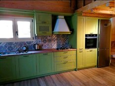 Κουζίνα πράσινη vintage