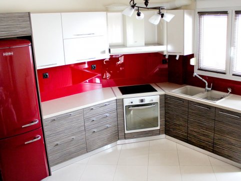 Kουζίνα zebrano gloss