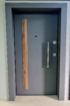 Security door grey